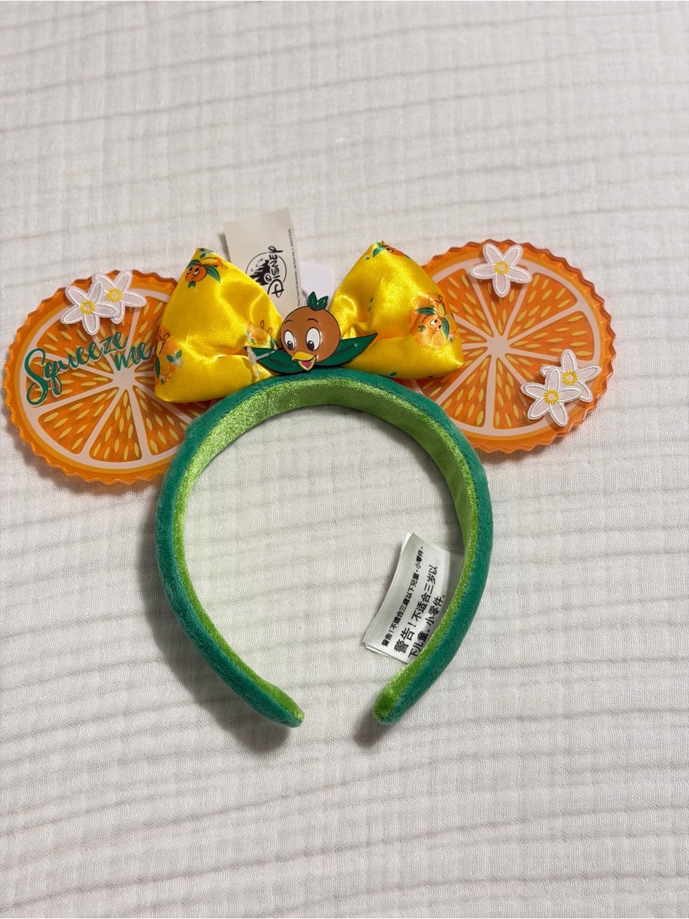Orange Bird Squeeze Me Headband